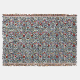 William Morris Snakeshead Floral Classic Dark Blue Decke