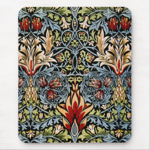 William Morris Snakeshead Floral Pattern Mousepad