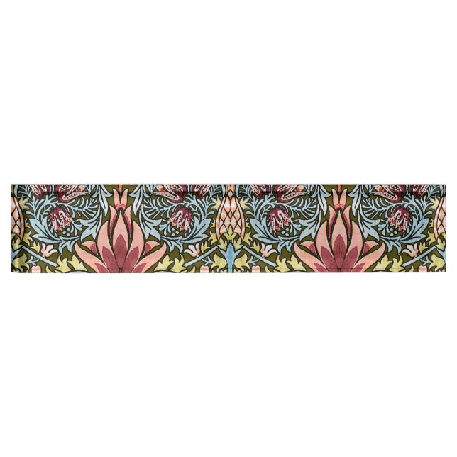William Morris Snakeshead Floral Pattern Namensplakette (Vorderseite)
