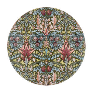 William Morris Snakeshead Floral Pattern Schneidebrett