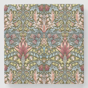 William Morris Snakeshead Floral Pattern Steinuntersetzer