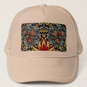 William Morris Snakeshead Floral Pattern Truckerkappe