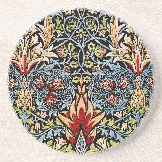 William Morris Snakeshead Floral Pattern Untersetzer (Vorne)