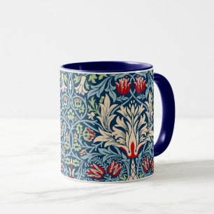 William Morris Snakeshead Fritillary Floral Design Tasse