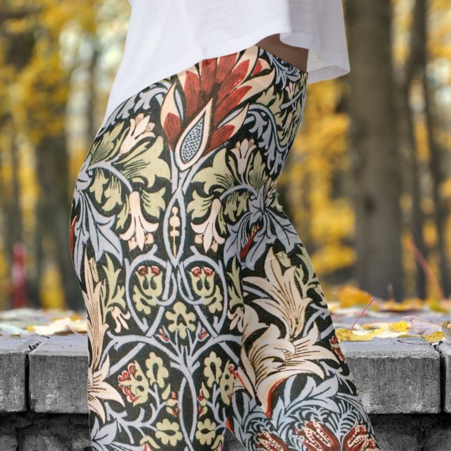 William Morris Snakeshead Print Leggings (William Morris Snakeshead )