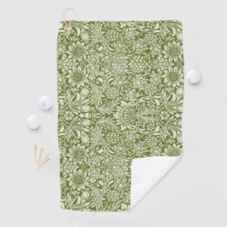 William Morris „Sonnenblume“ 3 Golfhandtuch