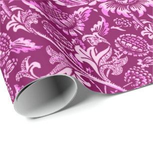 William Morris Sonnenblumen, Amethyst Lila Geschenkpapier