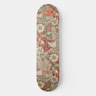 William Morris Spring Compton Blume Vintag Red Skateboard