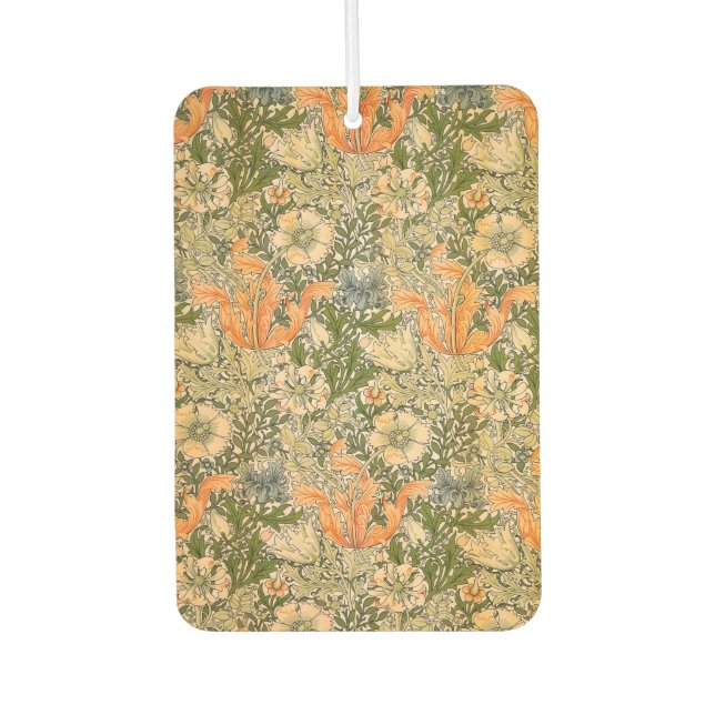 William Morris Spring Compton Blumenfest Autolufterfrischer (Vorderseite)