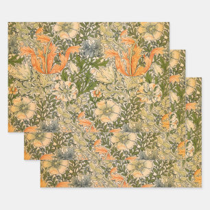 William Morris Spring Compton Blumenfest Geschenkpapier Set