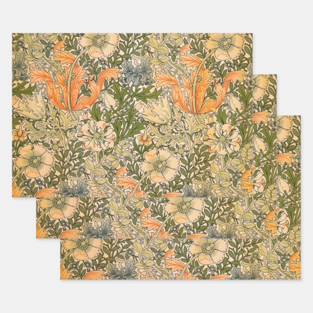 William Morris Spring Compton Blumenfest Geschenkpapier Set (Set)