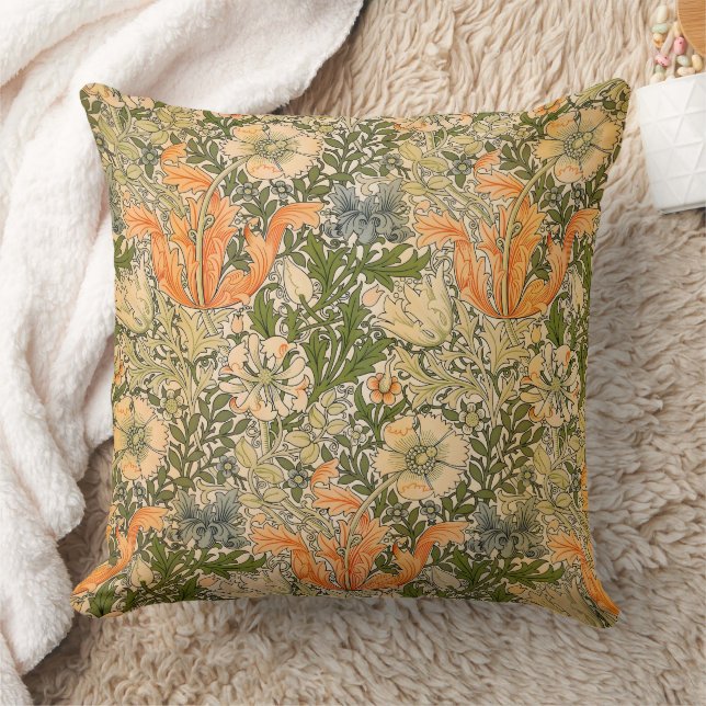 William Morris Spring Compton Blumenfest Kissen (Decke)