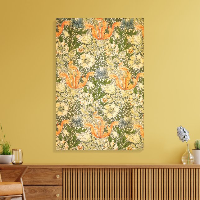 William Morris Spring Compton Blumenfest Leinwanddruck (Insitu (Wohnzimmer))