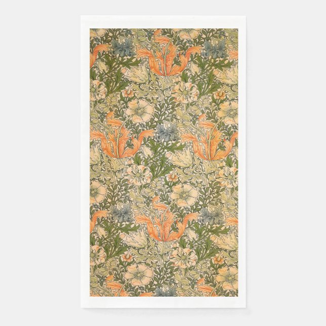 William Morris Spring Compton Blumenfest Serviette (Vorderseite)