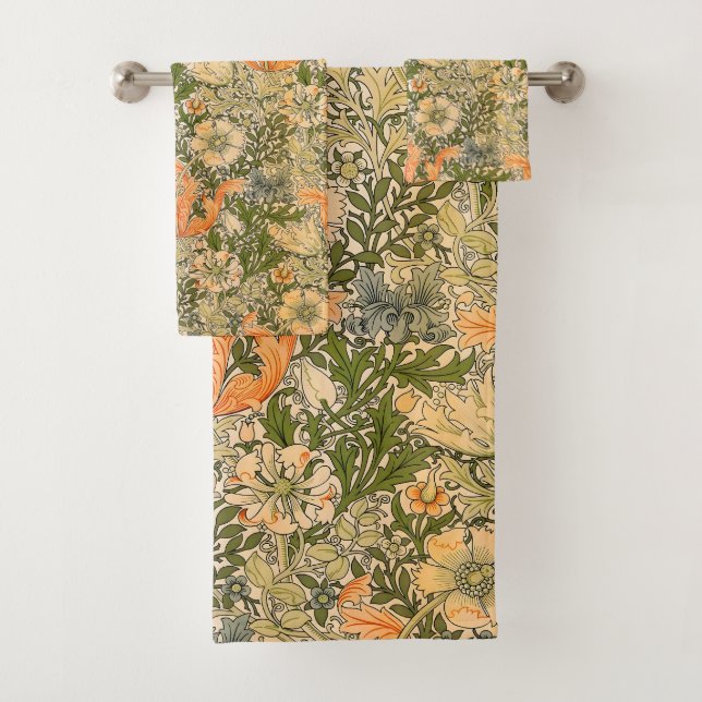 William Morris Spring Compton Flower Festival Badhandtuch Set (Insitu)