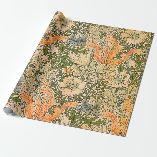 William Morris Spring Compton Flower Festival Geschenkpapier (Ungerollt)