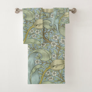 William Morris Spring Thicket: Antique Floral Badhandtuch Set