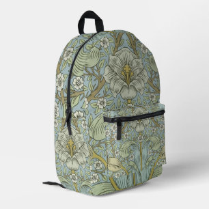 William Morris Spring Thicket: Antique Floral Bedruckter Rucksack