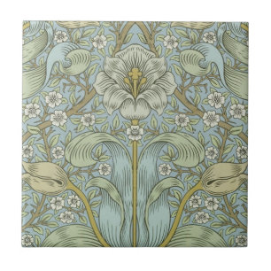 William Morris Spring Thicket: Antique Floral Fliese