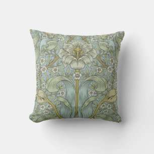 William Morris Spring Thicket: Antique Floral Kissen