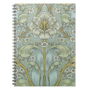 William Morris Spring Thicket: Antique Floral Notizblock
