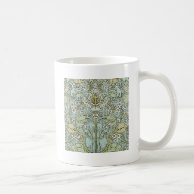 William Morris Spring Thicket: Antique Floral Tasse (Rechts)