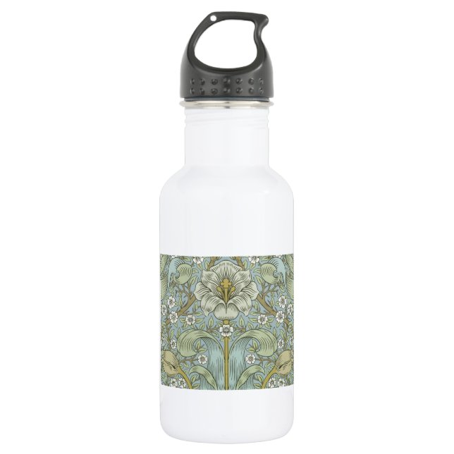 William Morris Spring Thicket: Antique Floral Trinkflasche (Vorderseite)