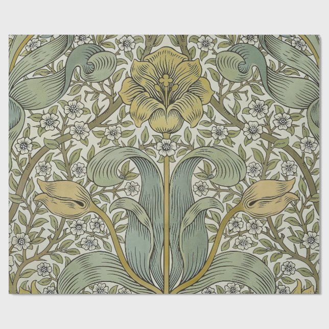 William Morris Spring Thicket Classic Muster Geschenkpapier (Flach)
