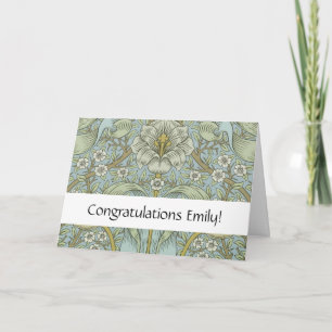 William Morris Spring Thicket Classic Muster Karte