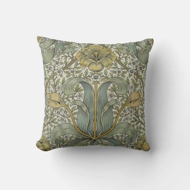 William Morris Spring Thicket Classic Muster Kissen (Vorderseite)