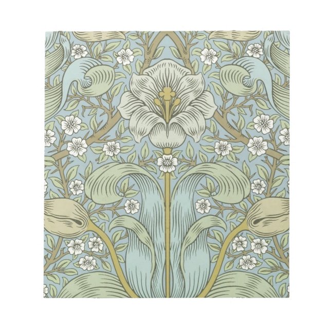 William Morris Spring Thicket Classic Muster Notizblock (Vorderseite)