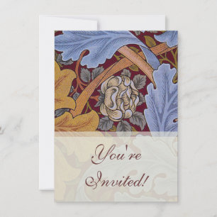 William Morris St James Acanthus Wallpaper Einladung