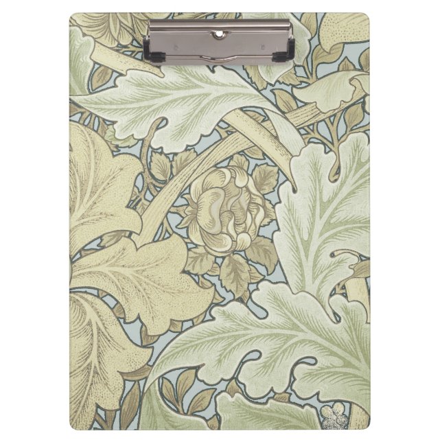 William Morris St James Acanthus Wallpaper Klemmbrett (Vorderseite)