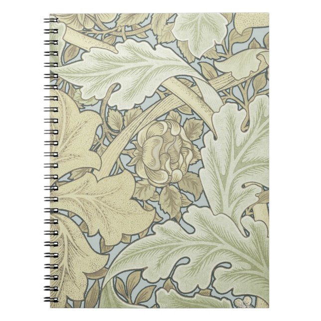 William Morris St James Acanthus Wallpaper Notizblock (Vorderseite)