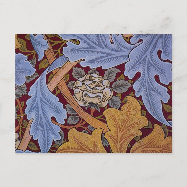 William Morris St James Acanthus Wallpaper Postkarte (Vorderseite)