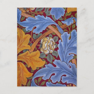 William Morris St. James Vintage Blumendesign Postkarte