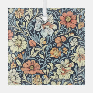 William-Morris-Stil Blumen-Akanthus-Muster Ornament Aus Glas
