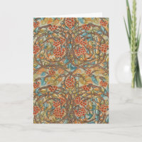 William Morris Stil Cottagecore Eichhörnchen Blume