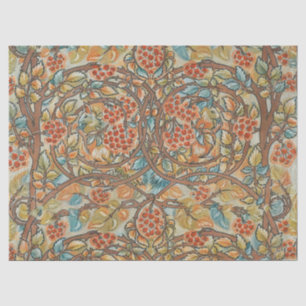 William Morris Stil Cottagecore Eichhörnchen Blume Seidenpapier