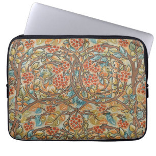 William Morris Stil Cottagecore Eichhörnchen Flora Laptopschutzhülle