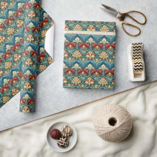 William Morris-Stil Geschenkpapier
