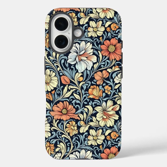 William-Morris-Stil mit floralem Akanthusmuster Case-Mate iPhone Hülle (Rückseite)