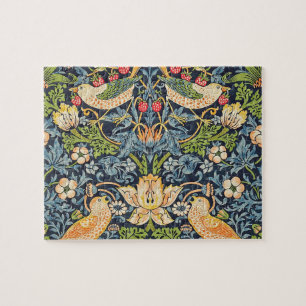 William Morris Strawberry Dieb Blumenmuster Puzzle