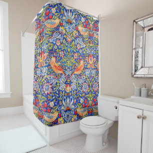 William Morris Strawberry Dieb Duschvorhang