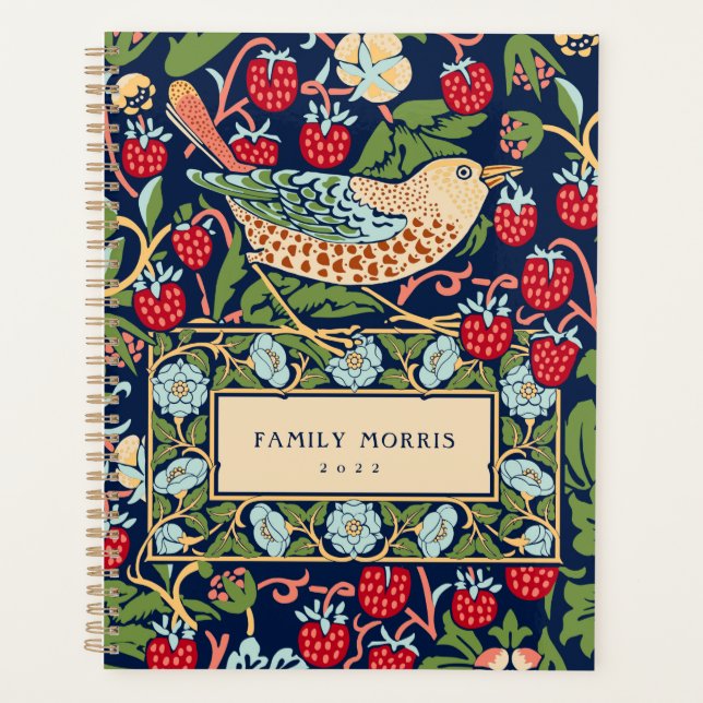 William Morris Strawberry Dieb Planner Planer (Vorderseite)
