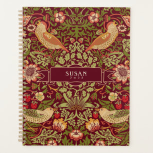 William Morris Strawberry Dieb Planner Planer