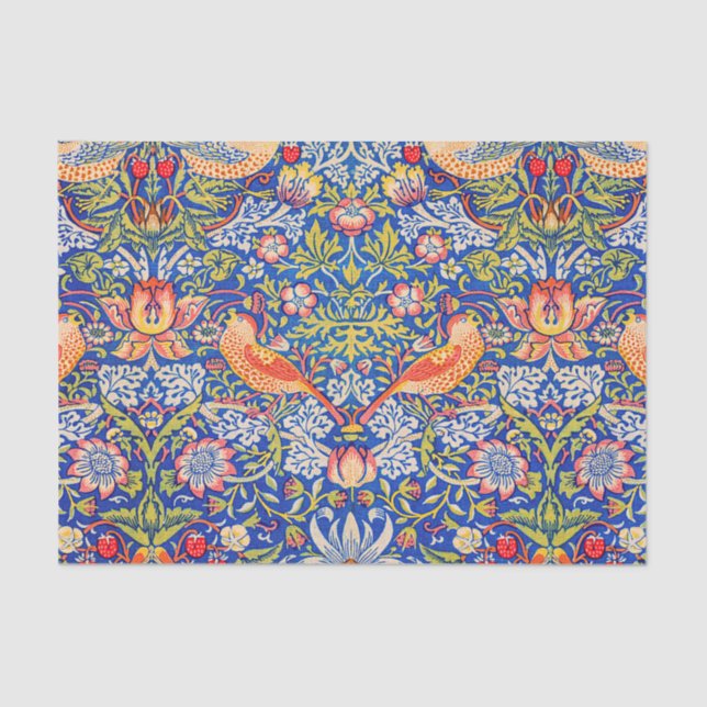 William Morris Strawberry Dieb Seidenpapier (Vorderseite)