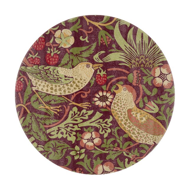 William Morris Strawberry Diief Cutting Board Schneidebrett (Vorderseite)