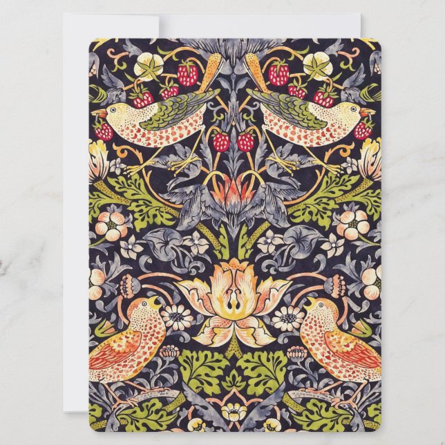 William Morris Strawberry Diief Floral Art Nouveau (Vorderseite)