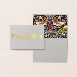 William Morris Strawberry Diief Floral Art Nouveau Folienkarte